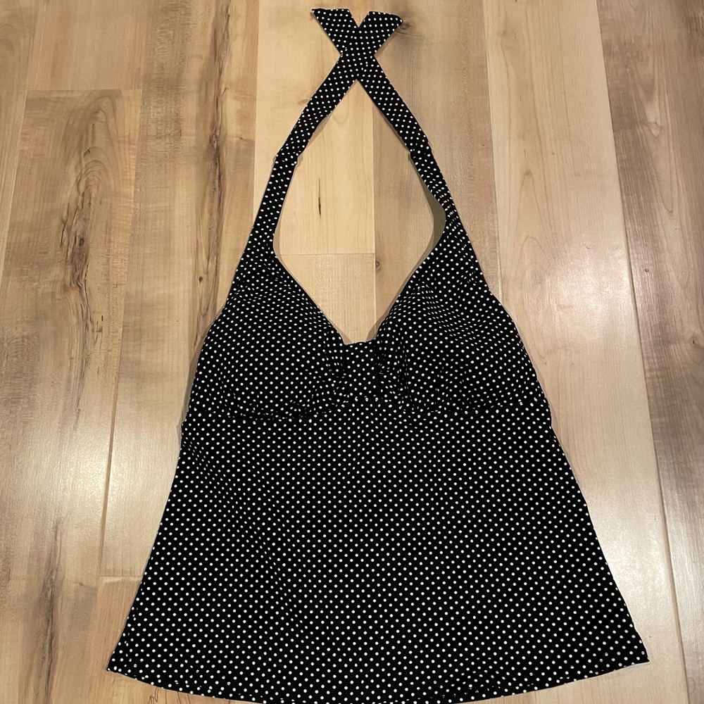 Lands' End Halter Swim Tankini Top - Size 12P